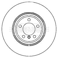 BORG & BECK Тормозной диск BBD5938S